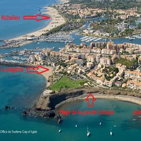 Vue Mer 180° Parking+lave-linge+proche Plages+piscine Agde